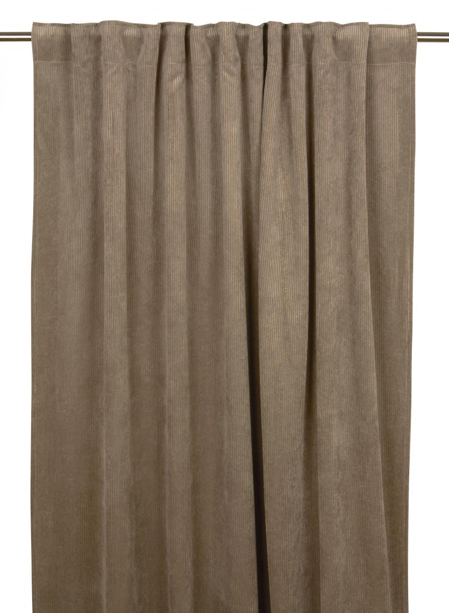 Fondaco Plooiband gordijnen Chester - Beige set van 2