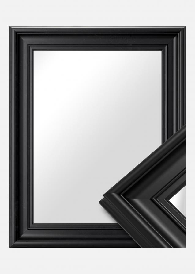 Spegelverkstad Spiegel Mora Zwart - Eigen afmetingen