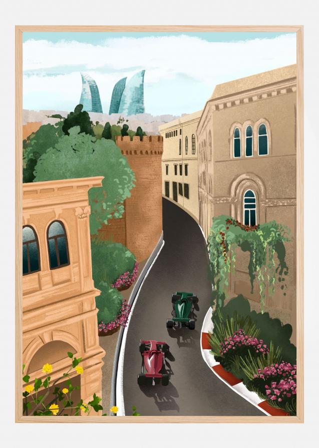 Bildverkstad Baku Azerbeidzjan Poster