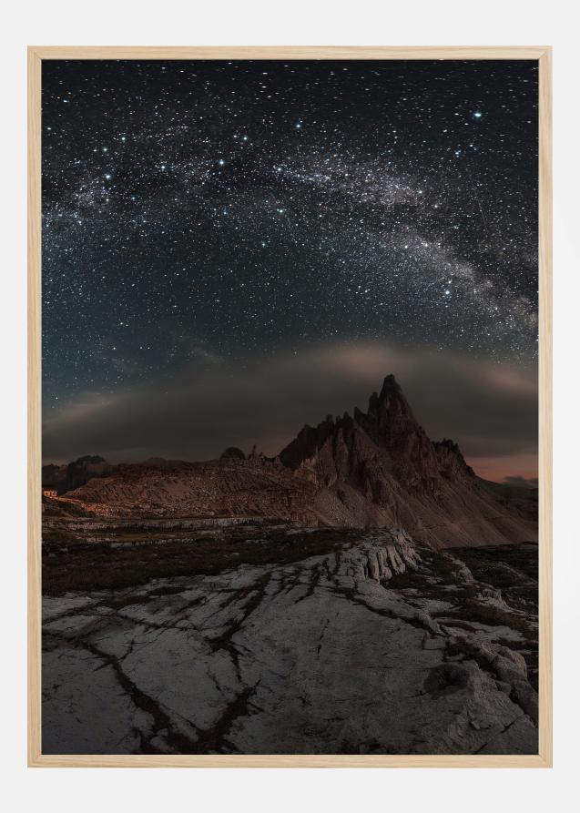 Bildverkstad Galaxy Dolomites Poster