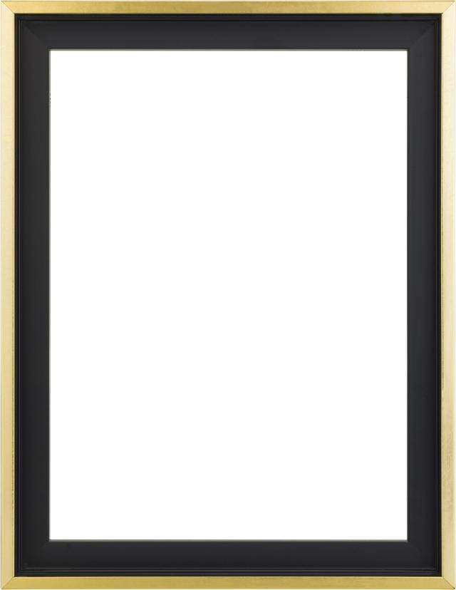 Mavanti Canvaslijst Tacoma Zwart / Goud 50x70 cm
