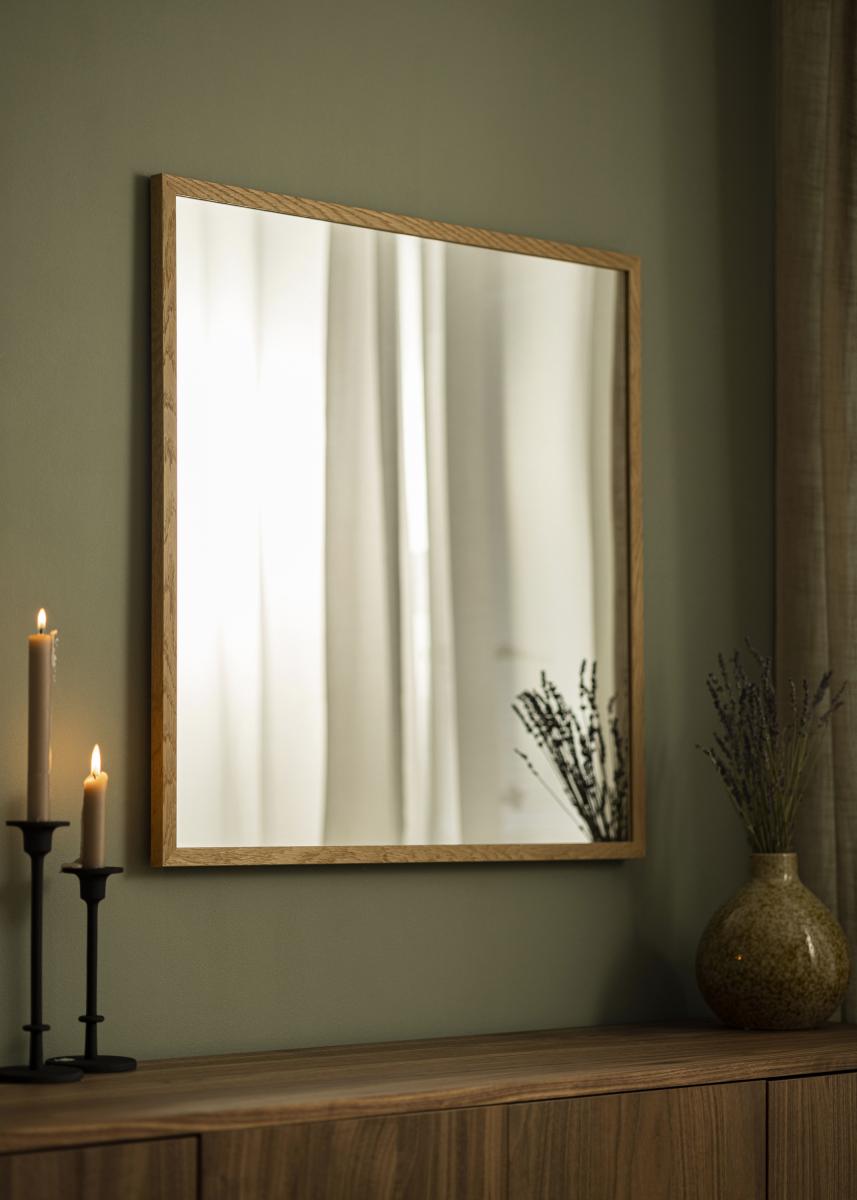 Incado Spiegel Solid Oak 70x70 cm