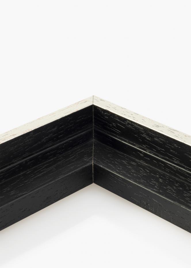 Mavanti Canvaslijst Lexington Zwart / Zilver 45x60 cm
