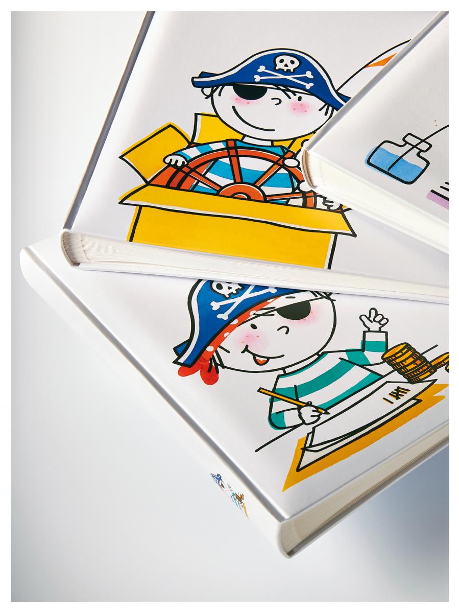 Walther Kinderalbum Piraat Kinderdagverblijf - 28x30,5 cm (50 Witte zijden)
