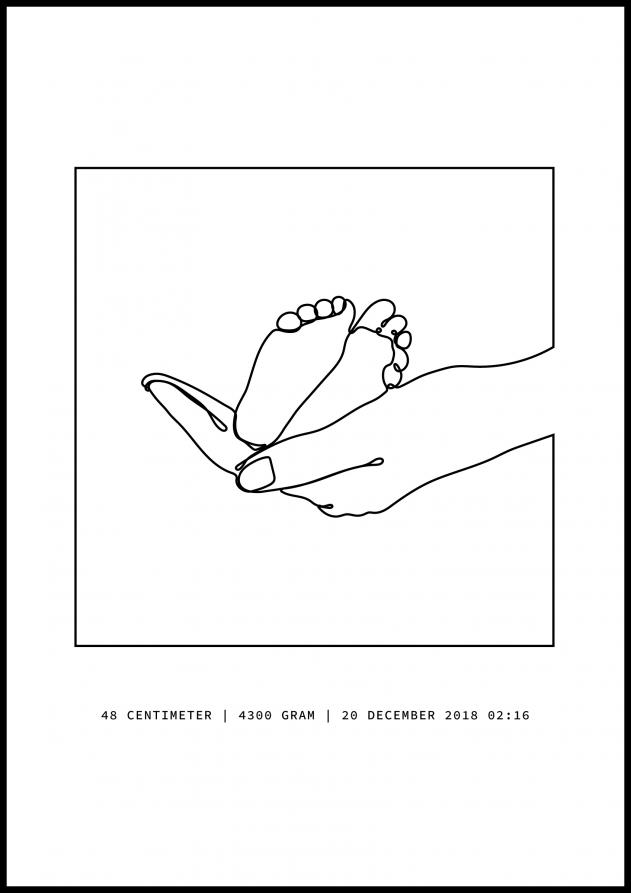 Personlig poster Holding Hands IV