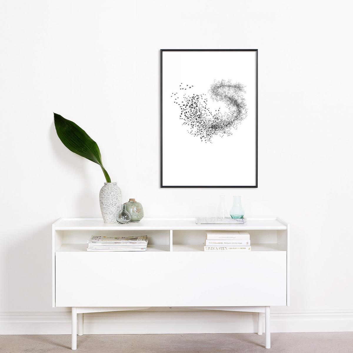 Love Home Birds Poster