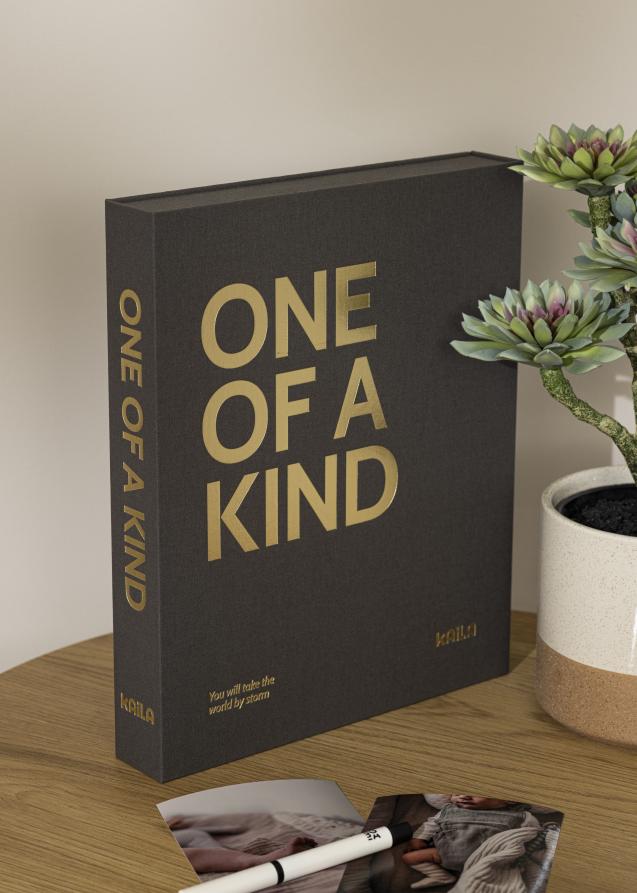 KAILA KAILA ONE OF A KIND Black - Coffee Table Photo Album (60 Zwarte zijden)
