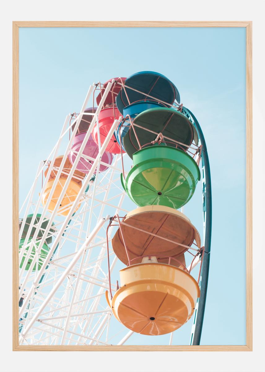 Bildverkstad Colourful Ferris Wheel Poster