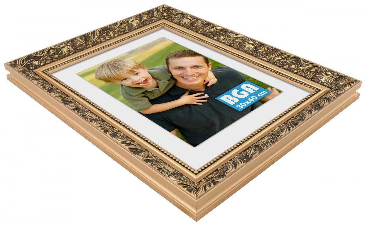 Ramverkstad 60x90 Ombud Fotolijst Medevi Goud - Formaat naar keuze