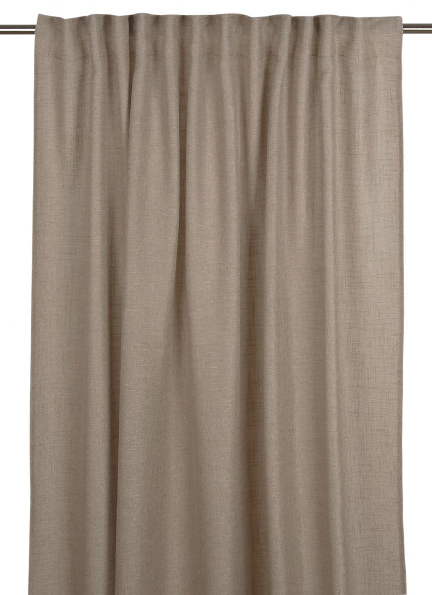 Fondaco Plooiband gordijnen Brooklyn - Beige set van 2