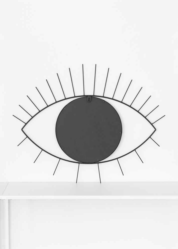 KAILA KAILA Spiegel Eye - Zwart 54x69 cm
