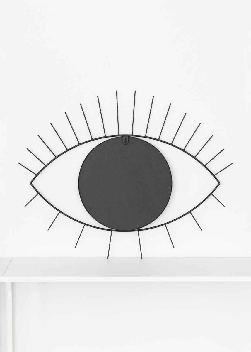 KAILA KAILA Spiegel Eye - Zwart 54x69 cm