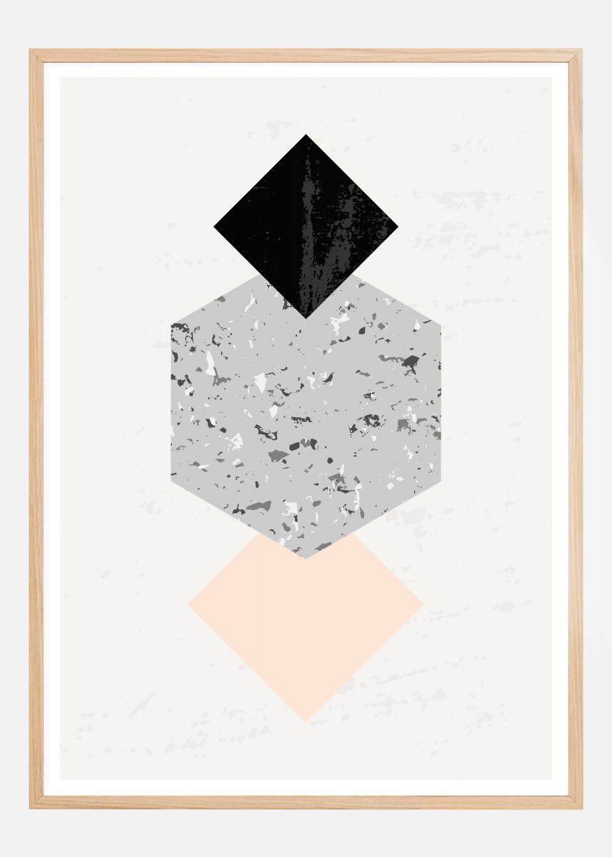 Bildverkstad Abstract Geometry I Poster