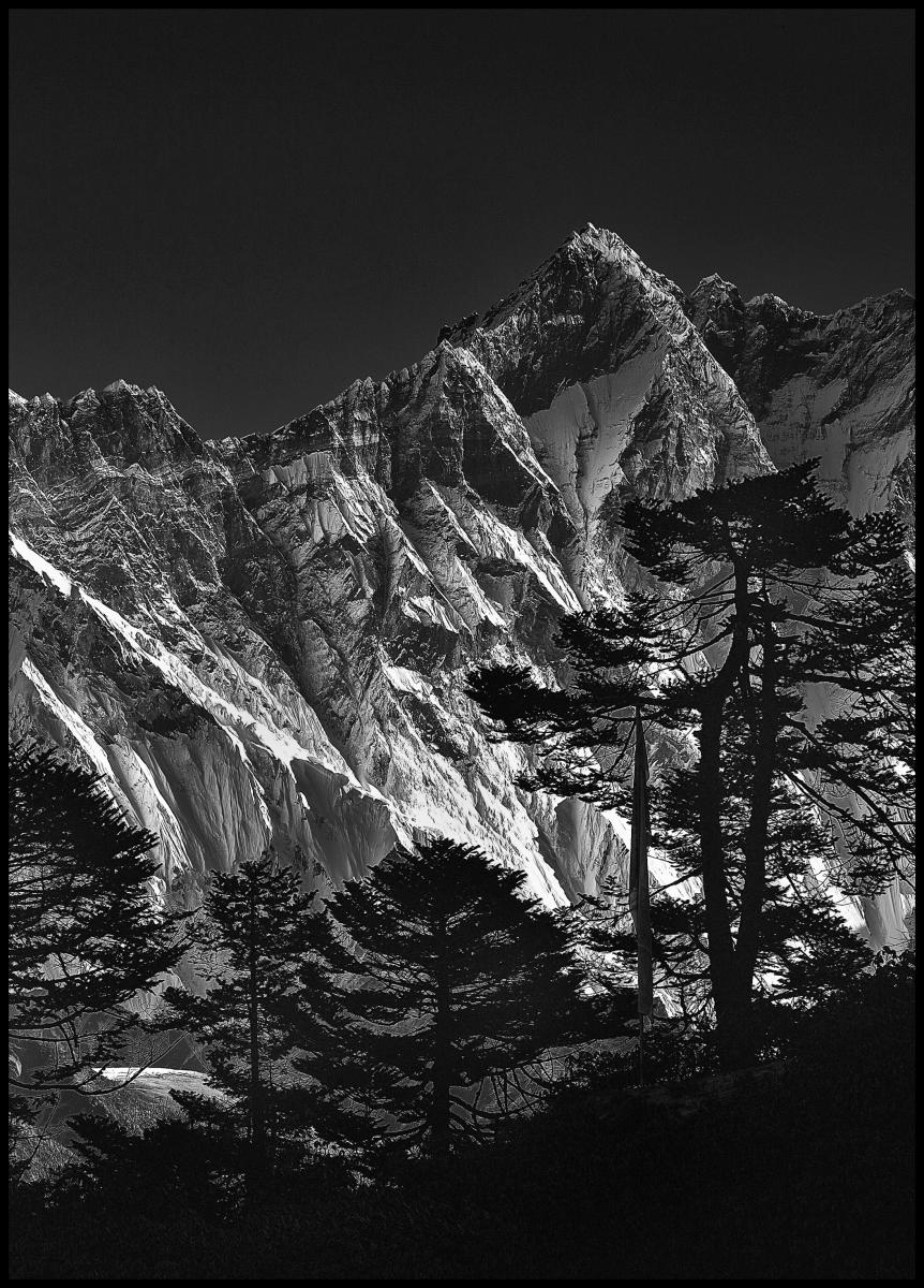 Bildverkstad Everest view Poster