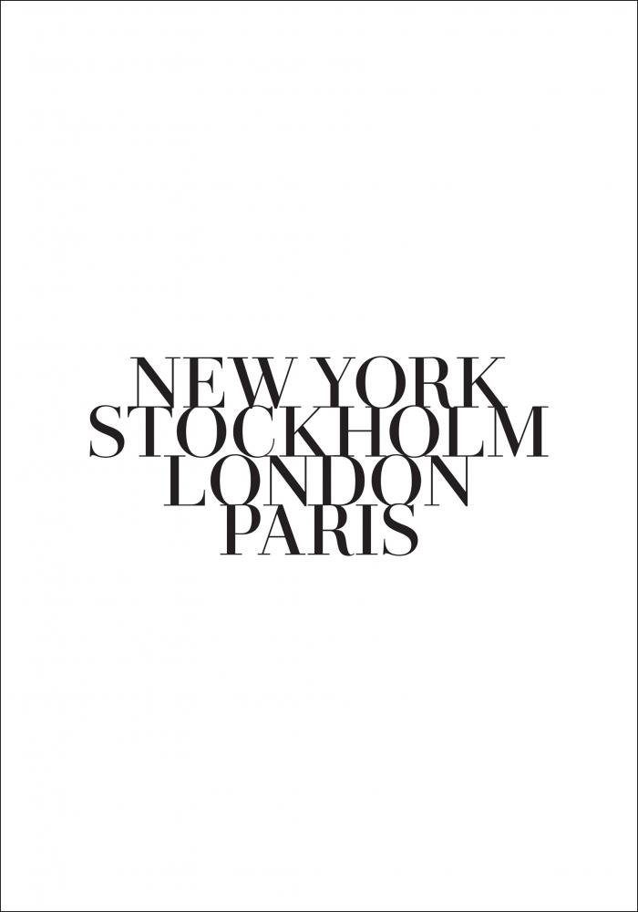 Bildverkstad New York - Stockholm - London - Paris