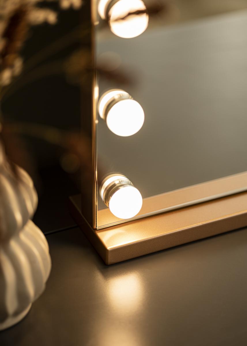 KAILA KAILA Make-up spiegel Hollywood 15 Roségoud 58x46 cm