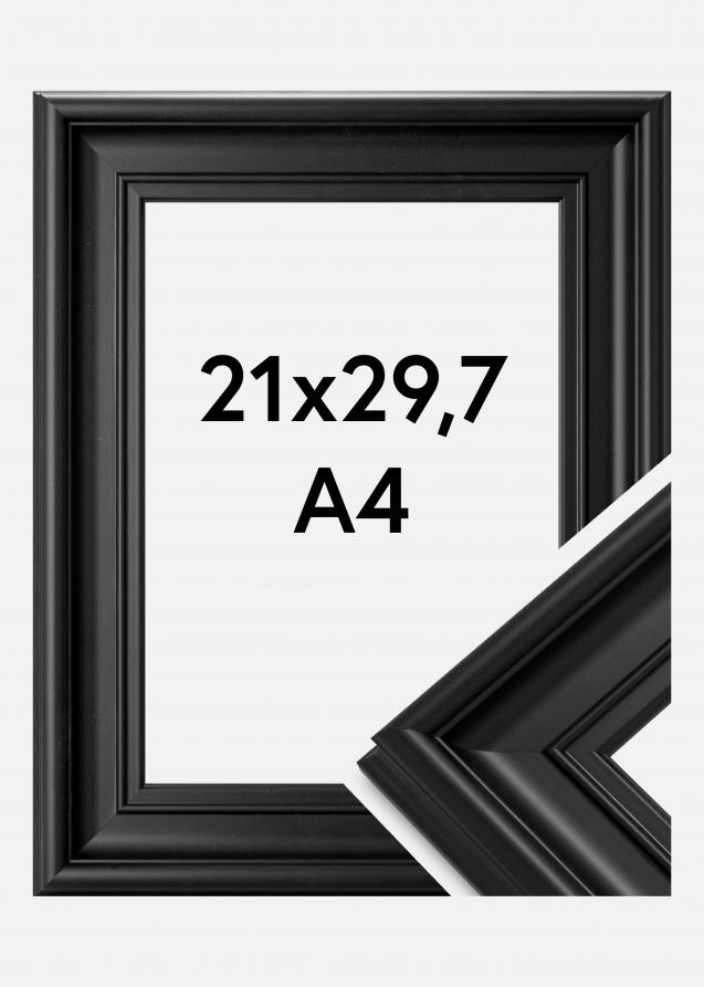 Galleri 1 Fotolijst Mora Premium Acrylglas Zwart 21x29,7 cm (A4)
