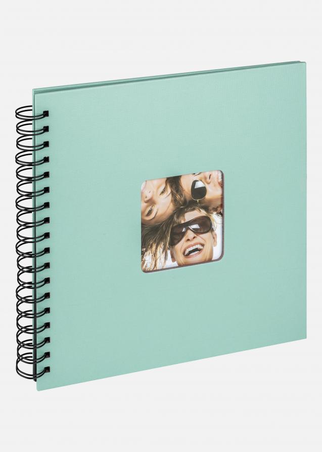 Walther PAC Spiraalalbum Groen - 22,5x24 cm (40 Zwarte zijden / 40 bladen)