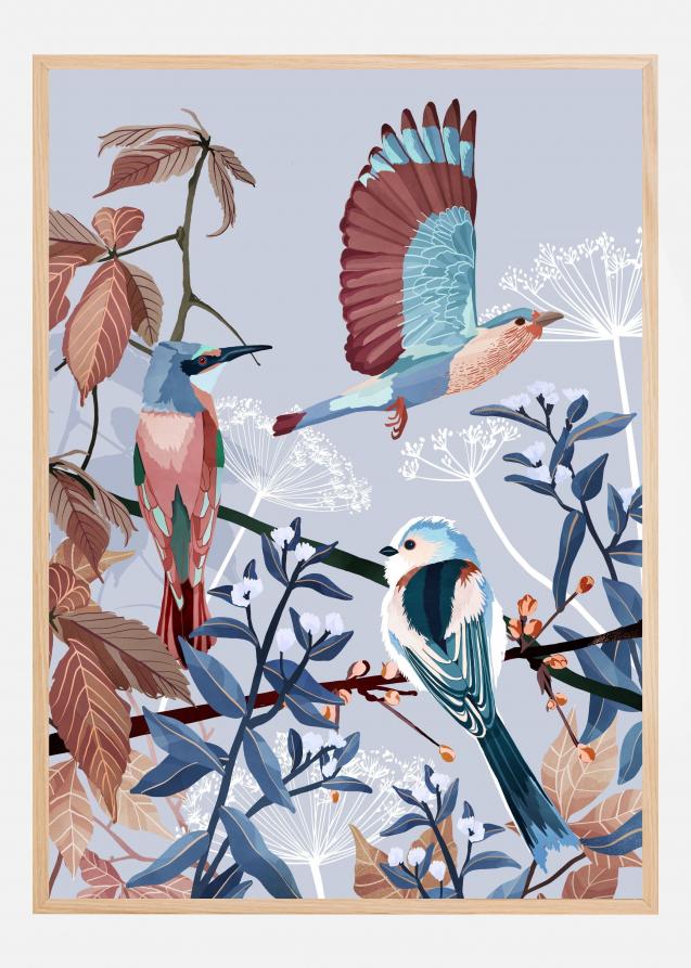 Bildverkstad Birds of Winter Poster