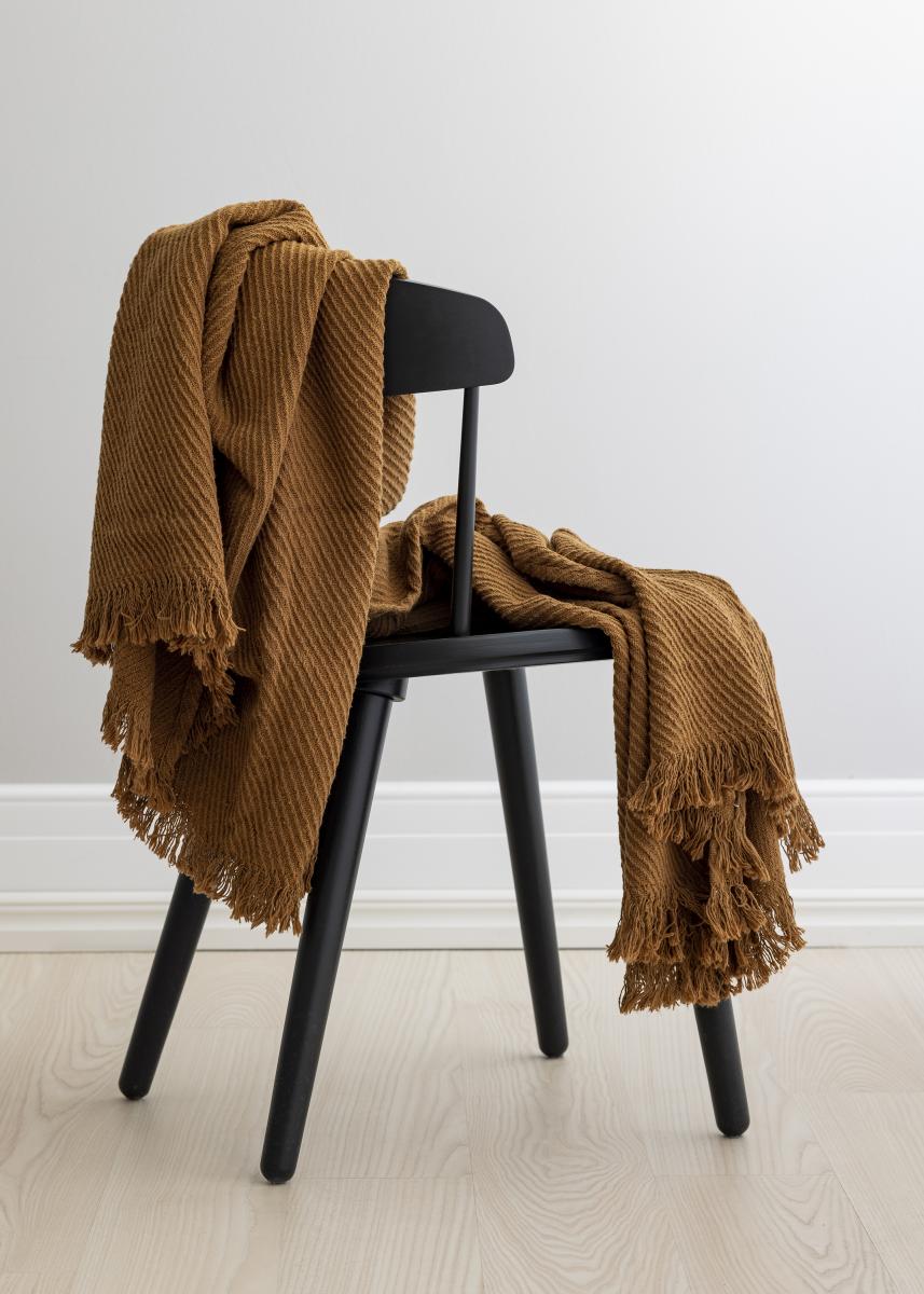 Fondaco Plaid Kasper - Cognac 130x170 cm