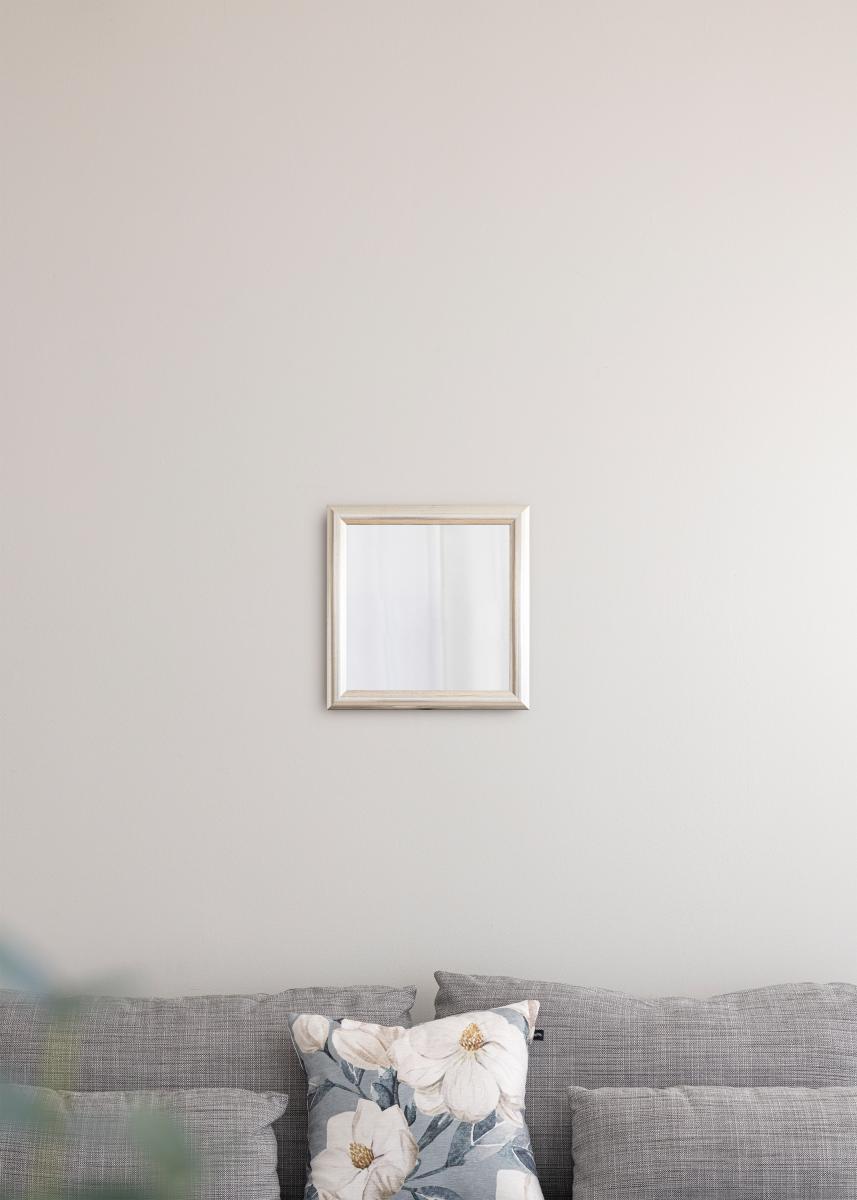 Mavanti Spiegel Tallahassee Zilver 36x36 cm