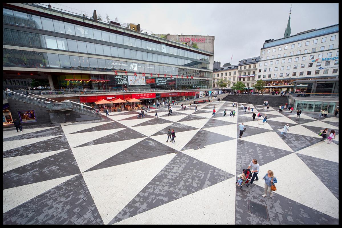 Estancia Sergels Torg Stockholm - 50x70 cm Poster