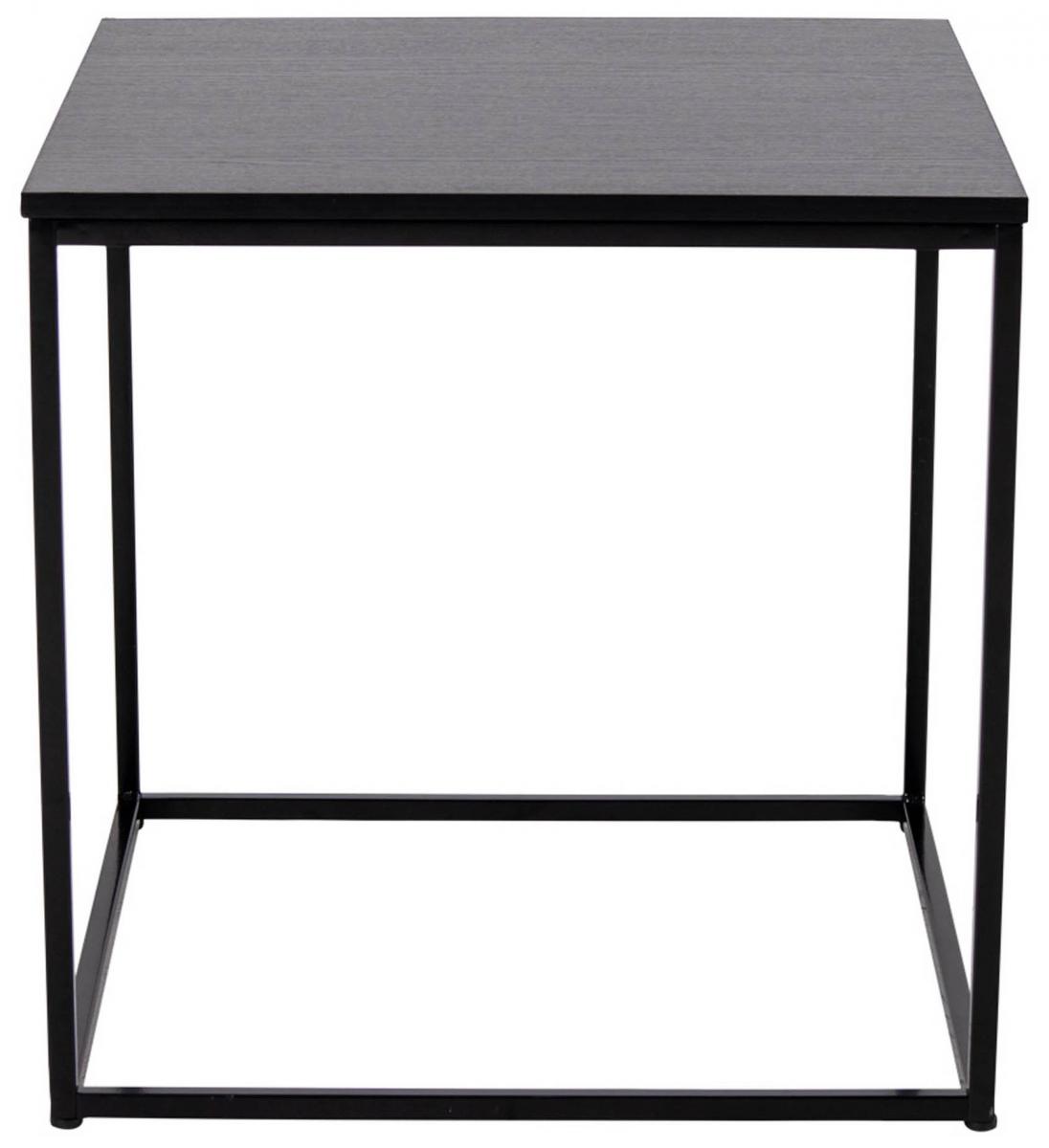 House Nordic Bijzettafel Vita 45x45 cm - Zwart