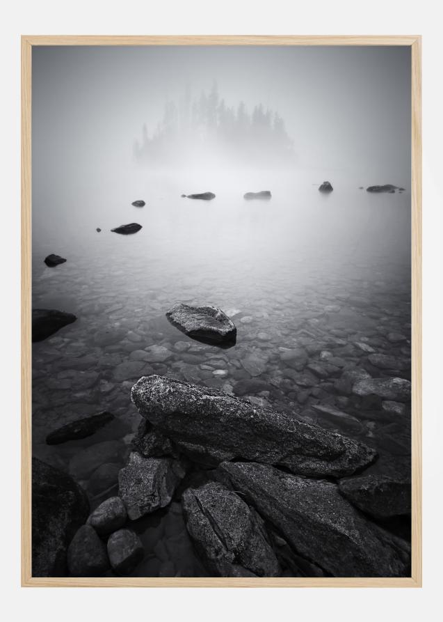 Bildverkstad Misty Lake Poster