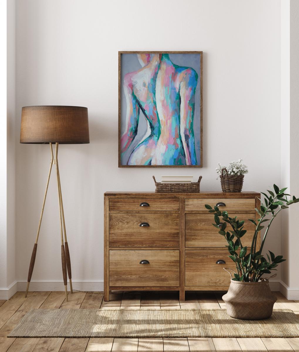 Lagervaror egen produktion Back Painting Poster