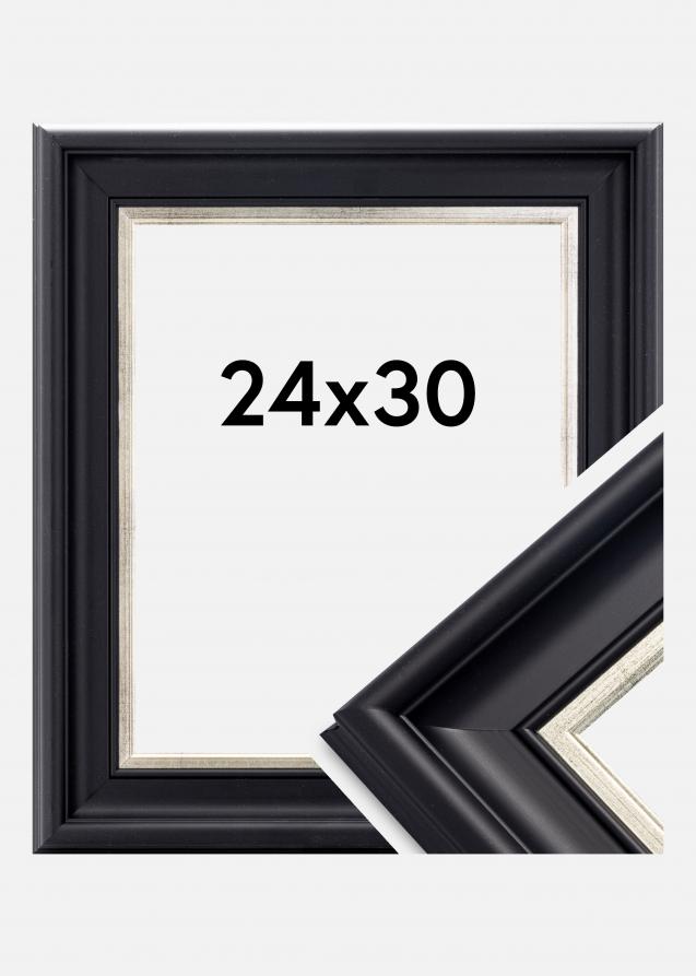 Galleri 1 Fotolijst Dalarna Acrylglas Zwart-Zilver 24x30 cm