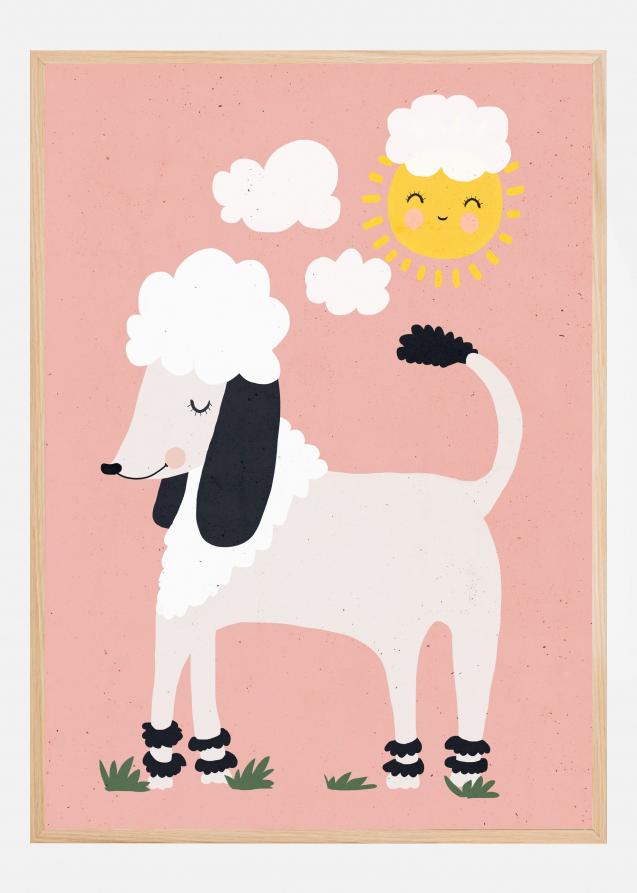 Bildverkstad Happy Poodle Poster