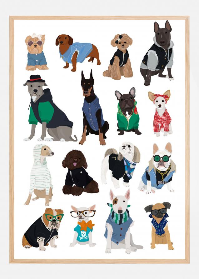 Bildverkstad Cool Dog Print Poster
