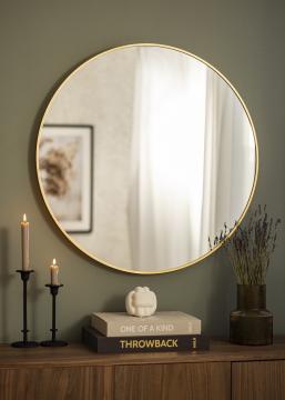 KAILA KAILA Round Mirror - Edge Gold 80 cm 