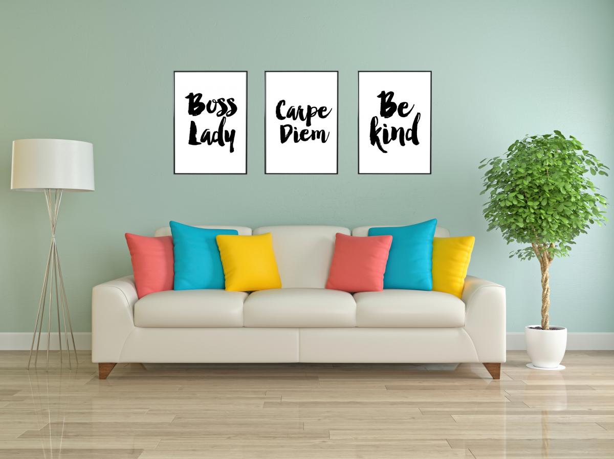 Lagervaror egen produktion Boss Lady Poster