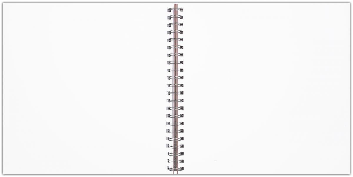 Burde Pink Spiraalalbum - 30x30 cm (48 witte zijden / 24 bladen)
