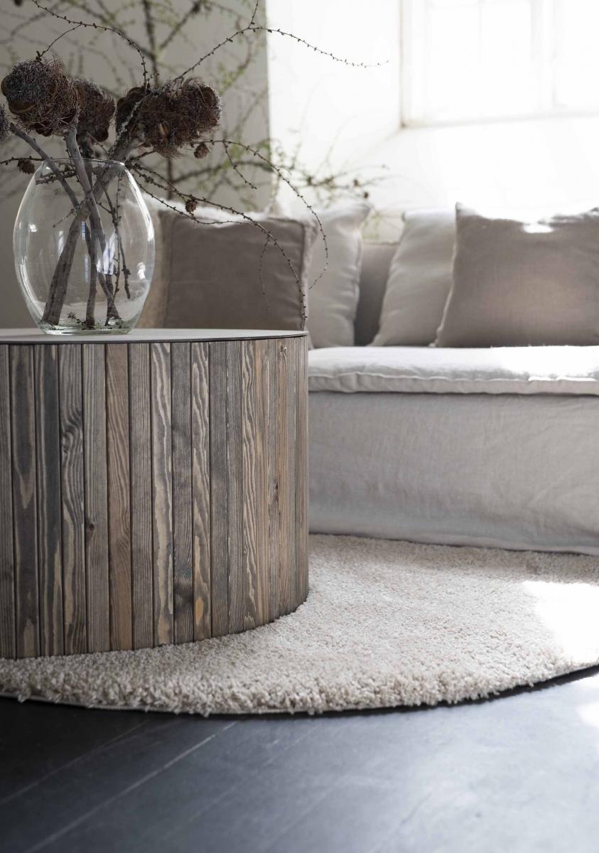 Fondaco Vloerkleed Jesper - Beige 160 cm Ø