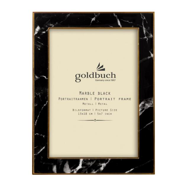 Goldbuch Fotolijst Marble Zwart 13x18 cm