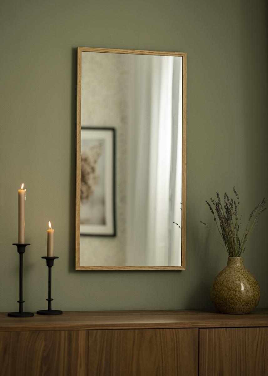 Incado Spiegel Solid Oak 40x80 cm