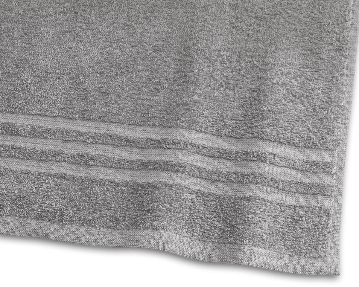 Används ej Badlaken Basic Badstof - Grijs 90x150 cm