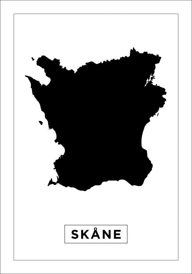 Bildverkstad Map - Skne - White