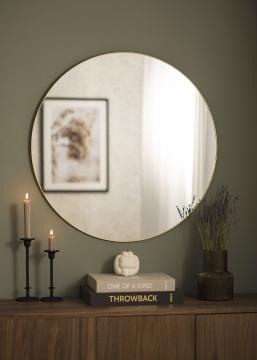 KAILA KAILA Round Mirror - Thin Brass 80 cm 