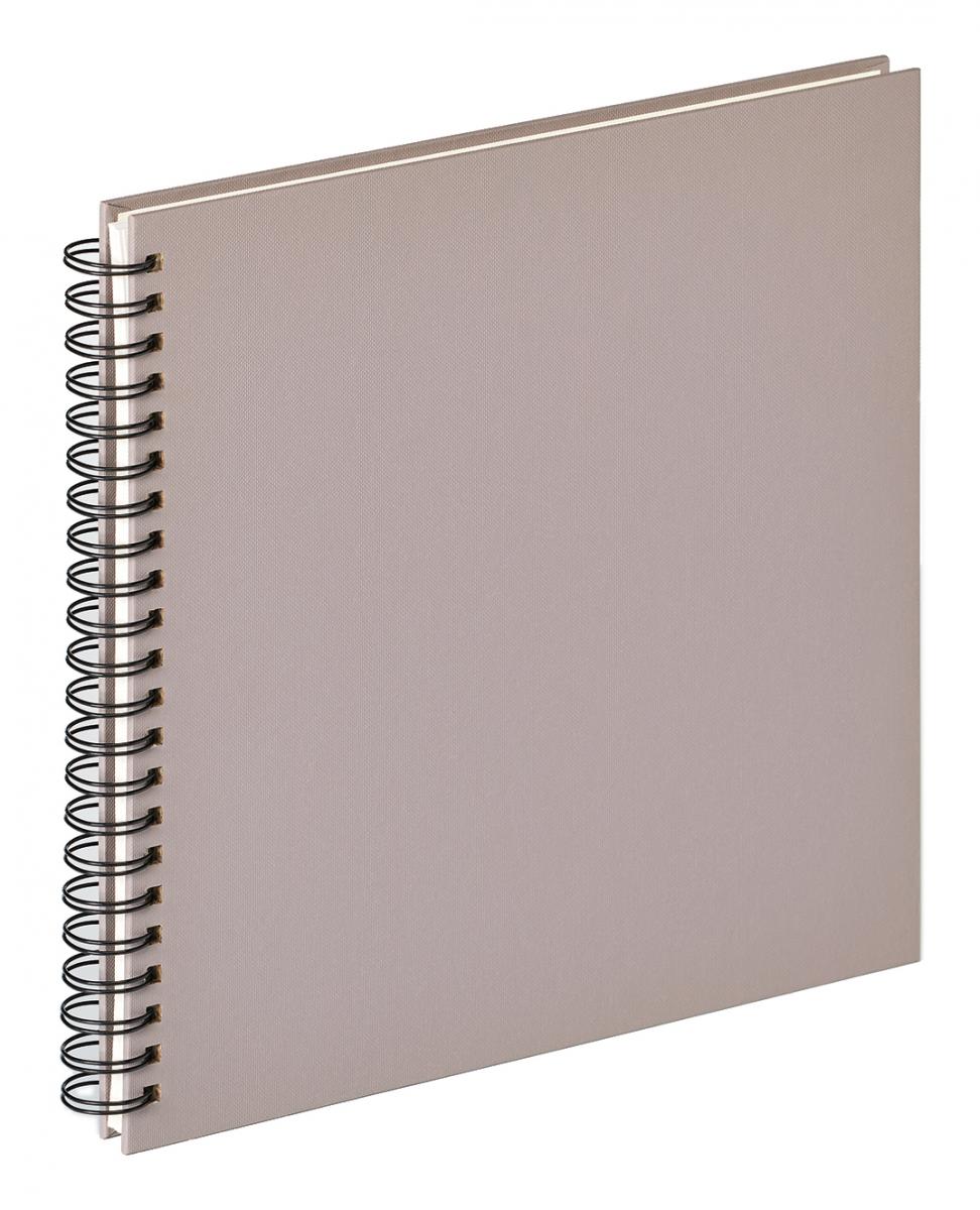 Walther Fun Spiraalalbum Grijs - 30x30 cm (50 Witte pagina's / 25 bladen)