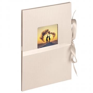 Walther Fun Leporello Trouwalbum Chamois - 12 foto's van 10x15 cm