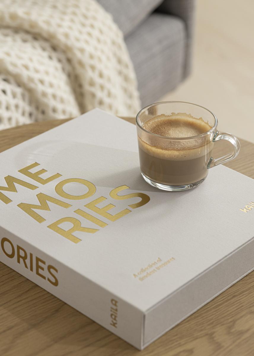 KAILA KAILA MEMORIES Cream - Coffee Table Photo Album (60 Zwarte zijden)