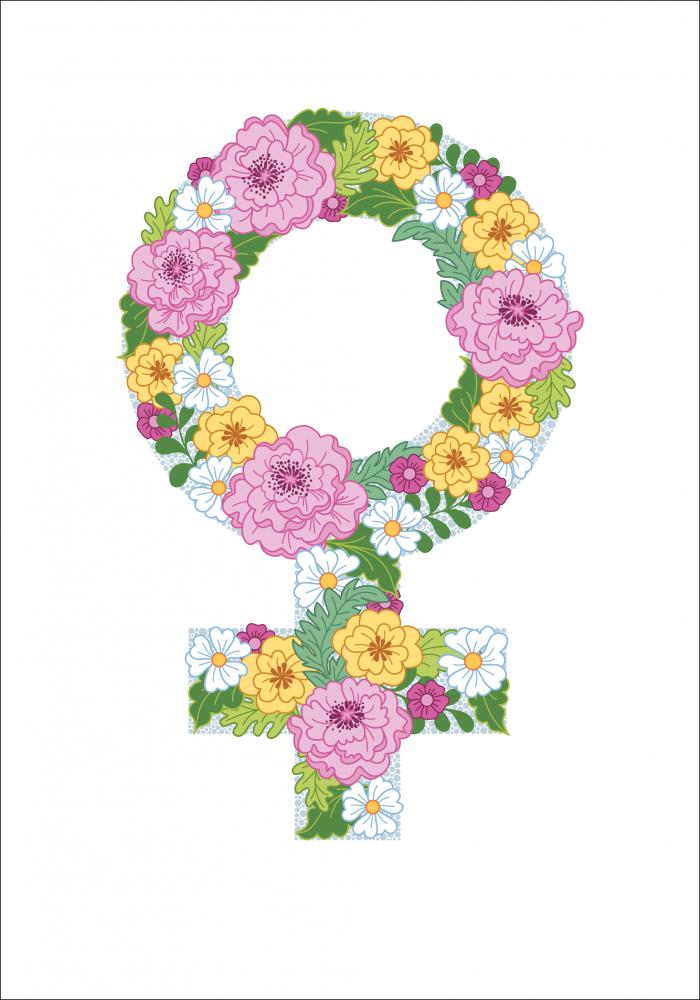 Bildverkstad Feminist flower multi