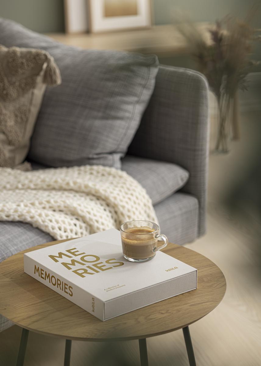 KAILA KAILA MEMORIES Cream - Coffee Table Photo Album (60 Zwarte zijden)