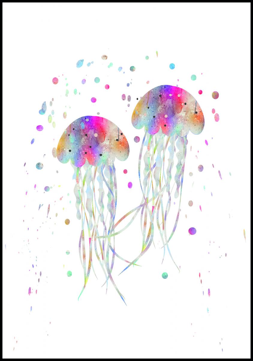 Bildverkstad Jellyfishes stingers Poster