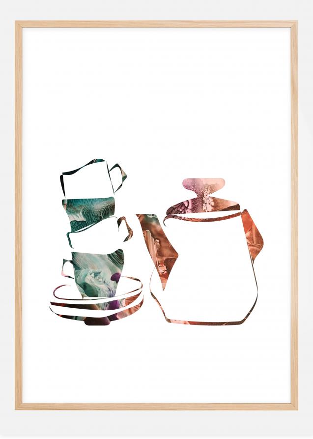 Bildverkstad Coffee sunset Poster