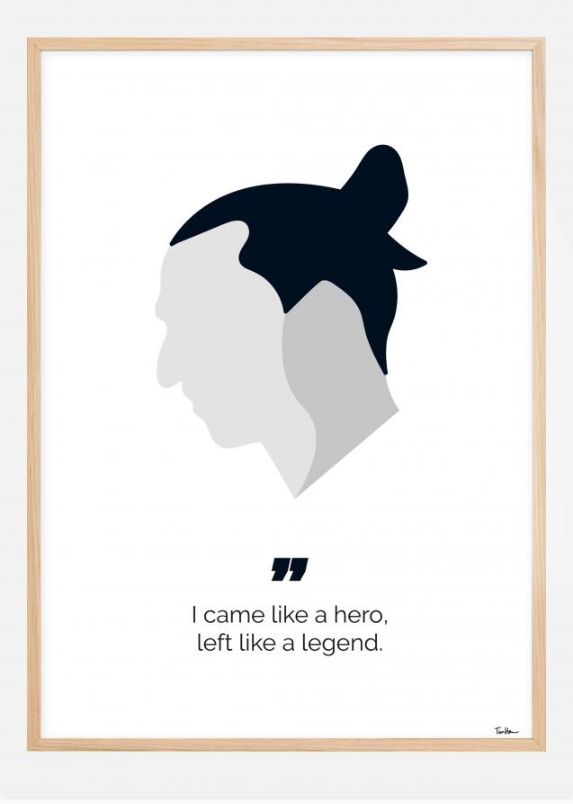 Bildverkstad Zlatan the legend Poster