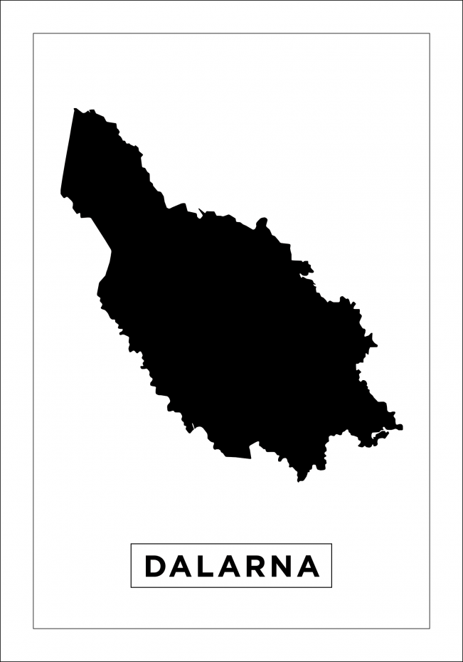 Bildverkstad Map - Dalarna - White